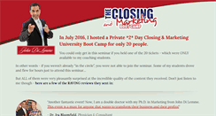 Desktop Screenshot of closingandmarketingbootcamp.com